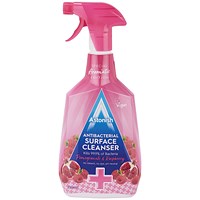 Astonish Antibacterial Surface Cleanser, Pomegranite and Raspberry, 750ml, Pack of 12