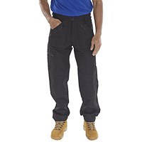 Beeswift Action Work Trousers, Black, 30T