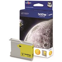 Brother LC1000Y Inkjet Cartridge Yellow LC1000Y