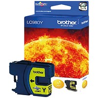 Brother LC980Y Inkjet Cartridge Yellow LC980Y