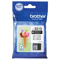 Brother LC3213BK Black High Yield Inkjet Cartridge
