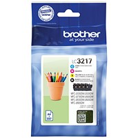 Brother LC3217 Inkjet Cartridge Multipack CMYK LC3217VAL