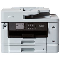 Brother MFC-J5740DW A3 Wireless All-In-One Colour Inkjet Printer, White