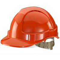 Beeswift Comfort Vented Safety Helmet, Orange