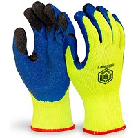 Beeswift Latex Thermo-Star Fully Dipped Gloves, Saturn Yellow, Large