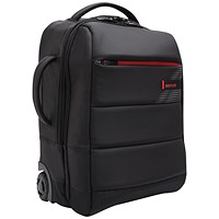 BestLife Trolley Backpack with USB Connector, For up to 15.6 Inch Laptops, Black