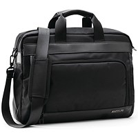 BestLife Aster Laptop Briefcase, For up to 15.6 Inch Laptops, Black