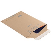 Blake A4Plus Corrugated Board Envelopes, 353x250mm, 300gsm, Peel and Seal, Manilla, Pack of 100
