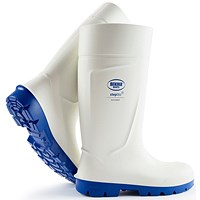 Bekina Steplite Easygrip Safety S4 Wellington Boots, White, 13