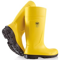 Bekina Steplite Easygrip S5 Full Safety Wellington Boots, Yellow, 7