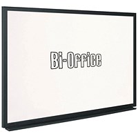 Bi-Office Whiteboard, Black Frame, 900x600mm