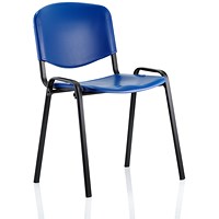 ISO Polypropene Stacking Chair, Blue