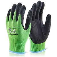 B-Safe Kutstop Micro Foam Nitrile Gloves, Green, Large