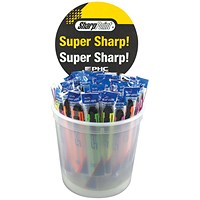 SharpPoint Counter Top Display Bucket, Comes With 75 Assorted Snap Off Knives