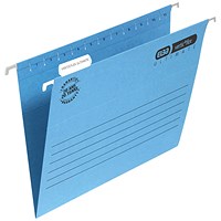 Elba Ultimate Verticflex Manilla Suspension Files, V Base, A4, Blue, Pack of 25