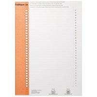 Elba Lateral Suspension Files Label Sheet, White, Pack of 10