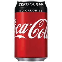 Coca Cola Zero, 24 x 330ml Cans