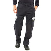 Beeswift Arc Flash Trousers, Navy Blue, 30T