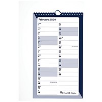 Collins Spiral Monthly 2024 Diary, 305x178mm