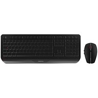 Cherry Gentix Keyboard and Mouse Set, Wireless, Black