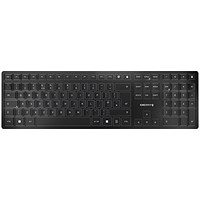 Cherry KW 9100 Slim Keyboard, Wireless, Black/Grey