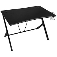Nitro Concepts D12 Gaming Desk with Cable Management, 1160x760x750mm, Black