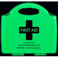 Click Medical Bs8599-1 Medium Workplace Glow In The Dark First Aid Kit