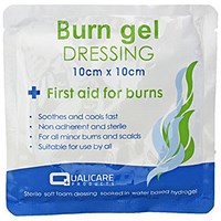 Qualicare Burn Gel Dressing, 10cm x 10cm