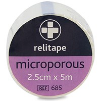 Click Medical Microporous Tape, 2.5cm x 5m