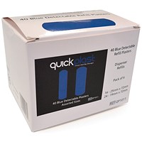 Quickplast Detectable Plasters, 2 Assorted Sizes, Pack of 240