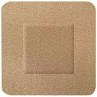 Hygioplast Fabric Square Plasters, 38x38mm, Pack of 100