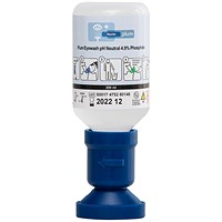 Plum Safety Eyewash with Dust Cap, PH Neutral 4.9% Phosphate, 200ml