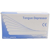 Wooden Tongue Depressors, Pack of 100