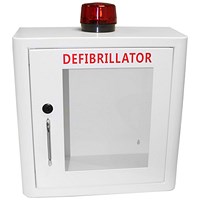 Click Medical Mild Steel White Defibrillator Internal Cabinet