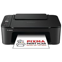 Canon Pixma TS3550i A4 Wireless 3-in-1 Colour Inkjet Photo Printer, Black