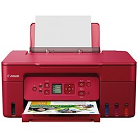 Canon Pixma G3572 A4 Wireless Multifunction Colour Inkjet Printer, Red