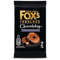Fox's Chocolatey Rounds Biscuits Twin Packs, 32g, Pack of 48