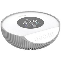 Nooku Mini Indoor Air Quality Monitor, White/Grey