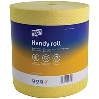 Robert Scott Handy Roll 350 Sheets Yellow (Pack of 2) 104628Y