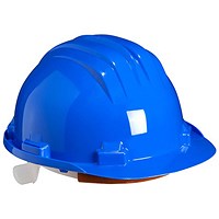 Climax Wheel Ratchet Safety Helmet, Blue