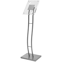 Deflecto Curve Floor Standing Sign/Information Holder A4 370x280x1260mm