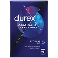 Durex Extra Safe Condoms, Pack of 20