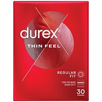 Durex Thin Feel Condoms, Pack of 30