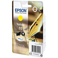 Epson 16 Yellow Inkjet Cartridge