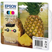 Epson 604 Ink Cartridge Multipack Pineapple CMYK C13T10G64010
