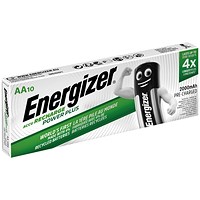 Energizer Rechargeable AA Batteries, Pack of 10