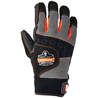 Ergodyne Full Finger Anti Vibration Gloves, Multicoloured, Large