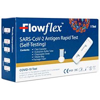 FlowFlex Rapid Lateral Flow Covid-19 Antigen Test, 100 Individual Tests