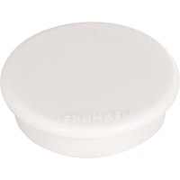 Franken Magnet, 24mm, White, Pack of 10