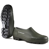 Dunlop Wellie Shoes, Green, 10